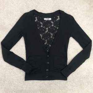 2 for $35⚡️Garage Black Lace Cardigan